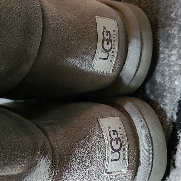 UGG BAILEY BUTTON CLASSIC SHORT GRAY BOOTS PRICE FIRM - Picture 9 of 12